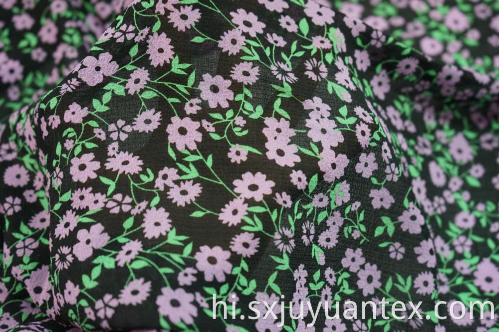 Spandex Chiffon Print Fabric